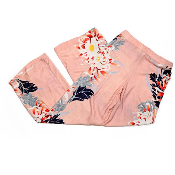 Adrienne Vittadini Wideleg Floral Pants, Size smal - Picture 2 of 4